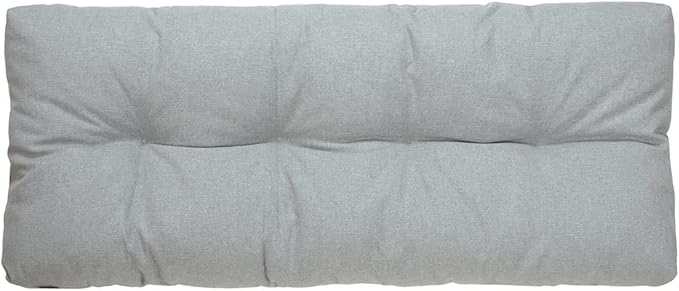 FUNHOME Outdoor Bench Cushion 45 x18 inch with Non-Slip Grips,Water Resistant Porch Swing Cushion,Bench Pillow Pads,Tufted Cushions for Patio Garden Furniture,45" Seat Cushions(Light Gray)