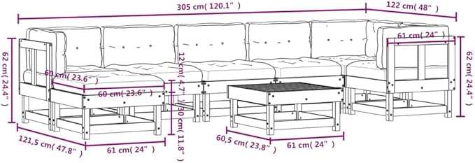 Garden Lounge Set White, Anthracite Outdoor Patio Set Garden Seating Ensemble for Pond Outdoor