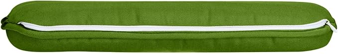 SleepMan Outdoor 17"x16" Chair Cushions with Ties Set of 4, Water Resistant All Weather U-Shape Seat Pads for Patio Garden Furniture Indoor Fade Resistant Patio Cushions (Grass Green)