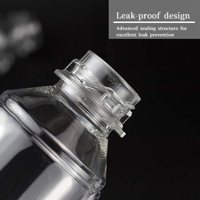 Mistifi Continuous Mist Spray Bottle – Ultra Fine Refillable Water Mister for Hair, Plants, Cleaning, Skincare, Salon & Home Use (500ml 2Pcs, Transparent bottle)
