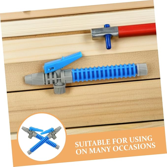 2Pcs Plastic Spray Nozzles with Non Slip Handle for Durable Garden Sprayer Accessories for Household Cleaning Lawn Care and Pet Training
