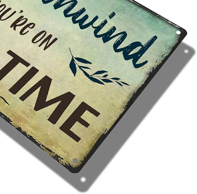 Outdoor Patio Wall Decor Patio Signs For Outside Porch Signs Outdoor Backyard Decorations Welcome Hanging Sign Relax Unwind You're On Patio Time Sign Patio Gifts For Men Home Bar Accessories 8x12 Inch