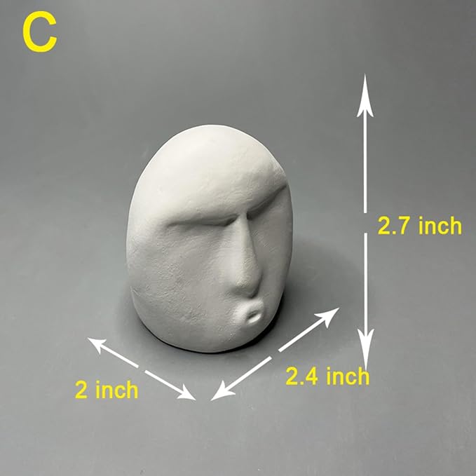 Cute Stone Primitive Man Figurine: Funny Stoneman Statue for Outdoor Decor, Carving Face Garden Home Decoration Fish Tank Ornament - Stone Family