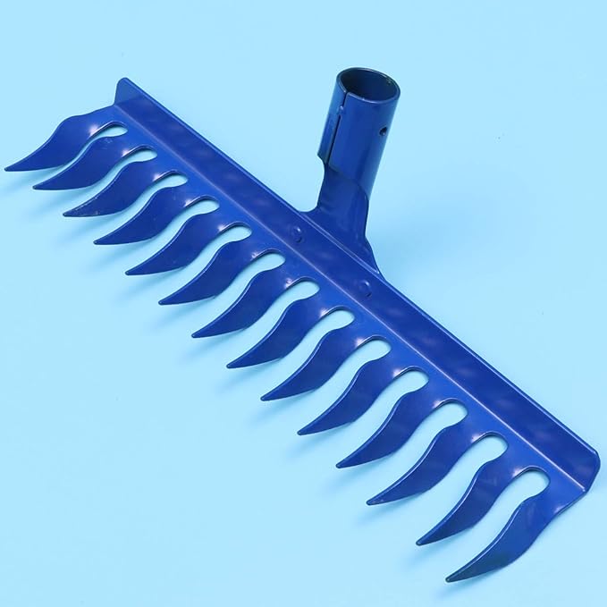 1Pc Garden Rake Versatile Grass Harrow Tool for Efficient Garden Cleaning for Lawn Maintenance and Debris Removal Random Color Random Color