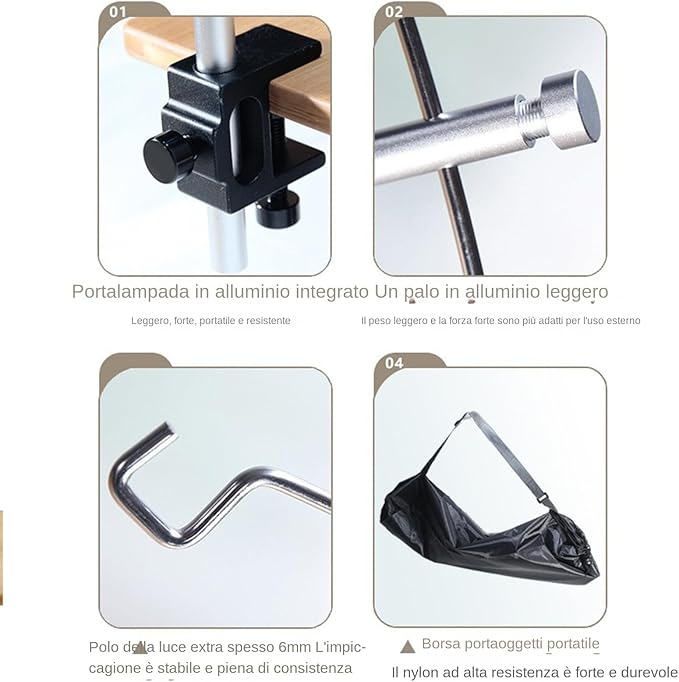 Portable Light | Portable Camping Light Stands - Garden Picnic Supplies, Lighting Rack Accessories, Backpacking Installation