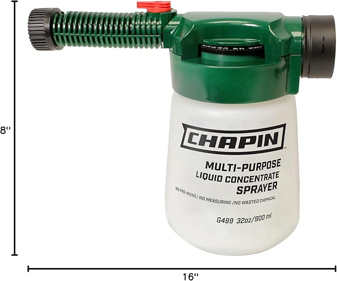 Chapin G499 Select-N-Spray No Pre-Mix Adjustable Rate Dial Hose End Sprayer
