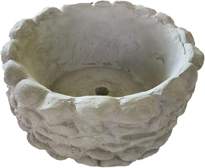 Round Wooden Pile Flower Pot Concrete Silicone Molds for Epoxy Resin Succulent Plant Vase Clay Cement Moulds Candle Soap Pen Holder Molds
