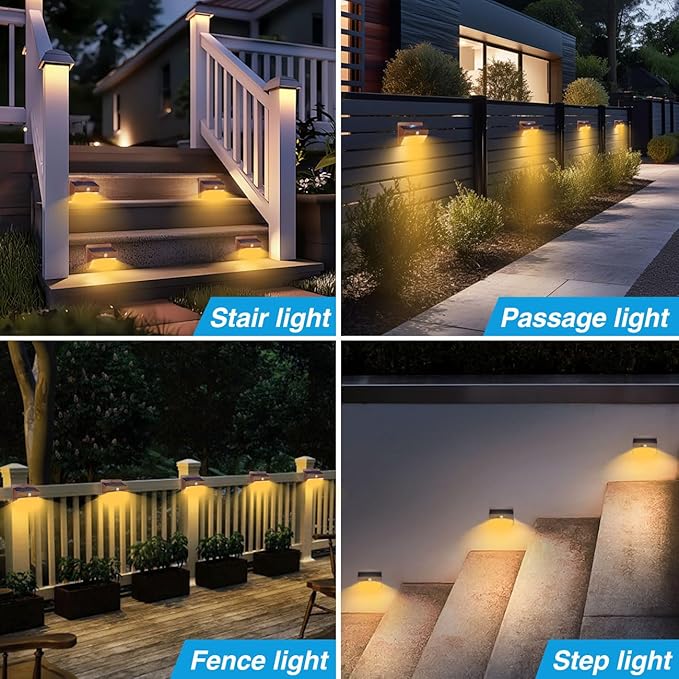 Peasur 1 Pack Solar Motion Lights Outdoor, Solar Security Light with 3 Modes, IP65 Waterproof Flood Lights Outside for Camping Garden Patio Garage Backyard, Brown Warm