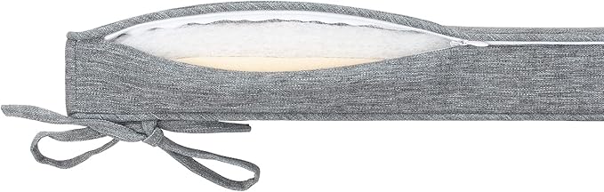 Magpie Fabrics Indoor Outdoor Waterproof Square Chair Cushion, 18" x 18" x 2.5", 2 Pack, Water Resistant Seat Cushions, for Patio Garden Office, Heather Grey