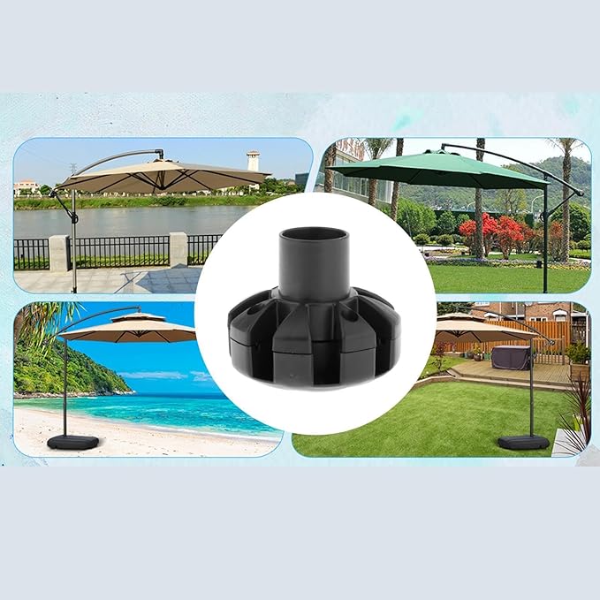 Patio Umbrella Accessories Replacement Maintenance Fixing Umbrella Stand Parts Tool for Market Umbrella Courtyard Picnic Balcony Garden, Lower Plate
