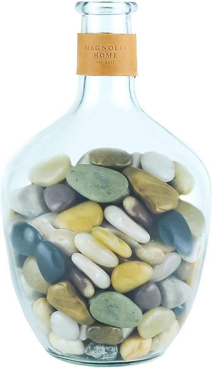 2 lbs Approx. 15 River Rocks Stones for Plants Pebbles for Indoor Plants | Aquarium Fish Tank Rocks | Polished Decorative Rocks for Vases (2-3 Inches)