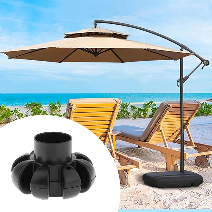Patio Umbrella Accessories Replacement Maintenance Fixing Umbrella Stand Parts Tool for Market Umbrella Courtyard Picnic Balcony Garden, Upper Plate
