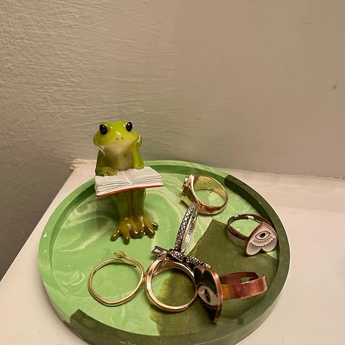 Miniature Small Frog and Rabbit Figurines Fairy Garden Supplies Terrarium Accessories DIY Miniature Garden