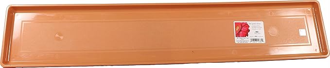 Root & Vessel 10365, Terracotta, Countryside Flower Box Tray, Extra Large (34.5" x 6.5")