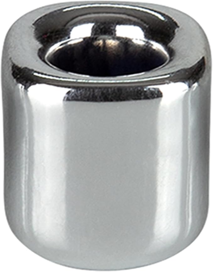 Mega Candles 10 pcs Silver 1/2 Inch Diameter Ceramic Chime Ritual Spell Candle Holders, Great for Casting Chimes, Meditation, Rituals, Spells, Vigil, Witchcraft, Wiccan Supplies