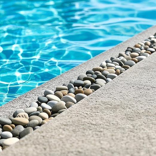 River Rocks, 20lbs Aquarium Rocks, 2-3 Inch Colorful Pebbles for Indoor Plants, Natural Stones for Landscaping Garden Paving Plant Rocks Crafting Walkways