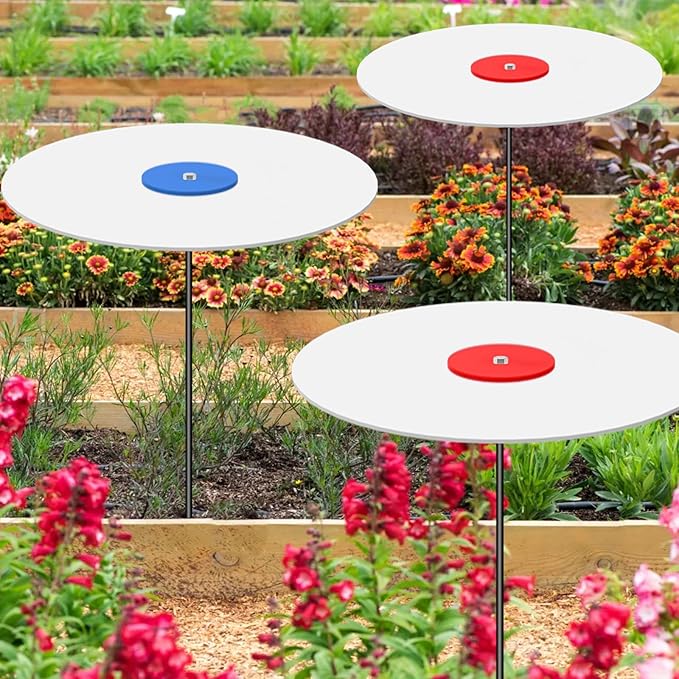 3 Pack Plants Shade Cover for Outdoor Plants, 65% Sunblock Shade Cloth Outdoor, Garden Shade Disk Umbrella, Sun Shade for Plants, Prefect for Your Garden, Potted Plant, Live Plant Outdoor