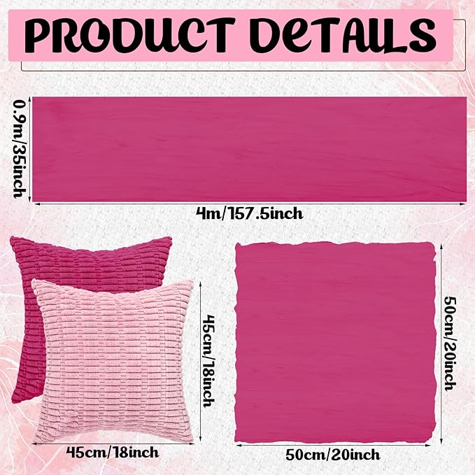 91 x 71 Extra Large Outdoor Boho Picnic Blanket with Girl Colors Table Runner, 6 Throw Pillow Covers 6 Napkins Woven Cotton Yarn Oversize Beach Blanket Washable Picnic Camp Wedding
