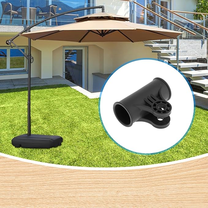 Patio Umbrella Accessories Replacement Maintenance Fixing Umbrella Stand Parts Tool for Market Umbrella Courtyard Picnic Balcony Garden, Connector B