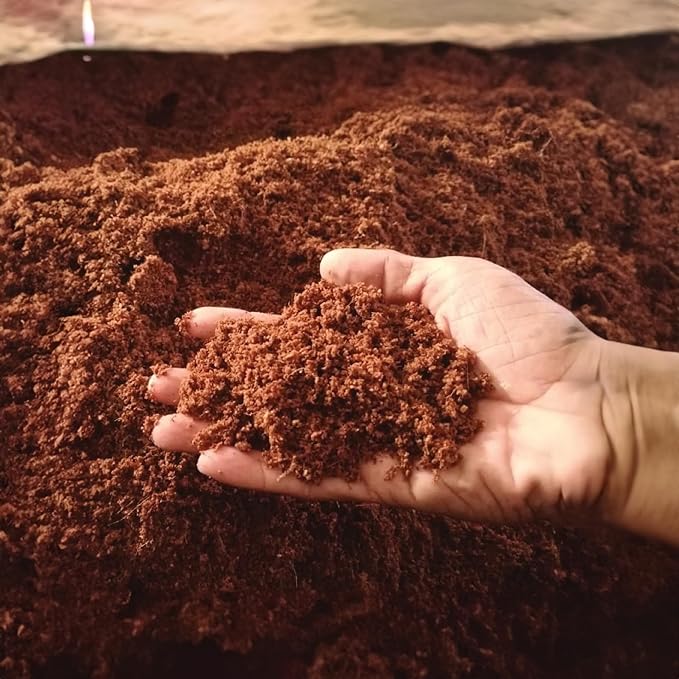 Coco Coir Brick(11lbs) - Premium Organic Coco Peat Brick for Garden Soil & Potting Mixes-Coconut Fiber Substrate Mixes with Potting Soil for Indoor Plants & Outdoor Plants -19 Gallons