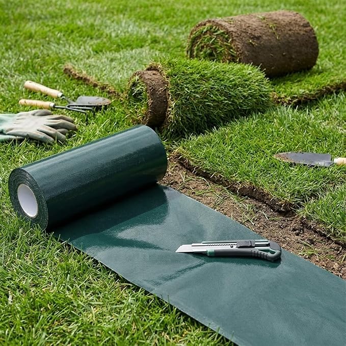 1 Roll 12 in x 16.5 ft Double Sided Turf Tape for Artificial Grass Rug Self Adhesive Artificial Turf Tape for Lawn Garden Carpet Connecting Outdoor Carpet