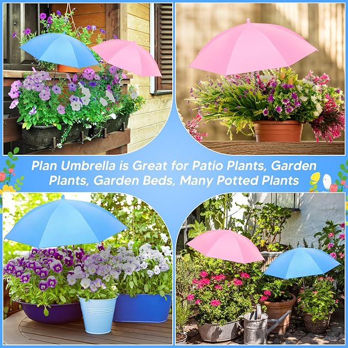 Adjustable Plant Umbrellas for Outdoor Plants, Large Garden Sun Shade Covers for Plants Plants Shade Cover, Higher Sun Shade for Plants, Potted Plant, Garden Beds