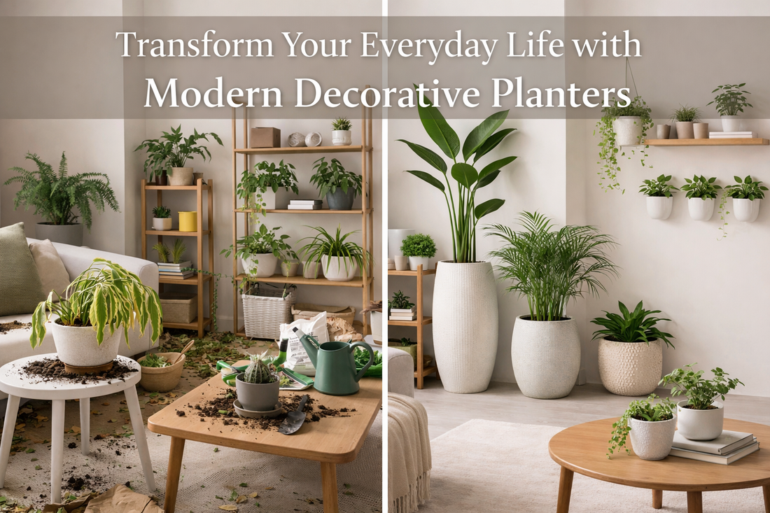 Transform Your Everyday Life with Modern Decorative Planters