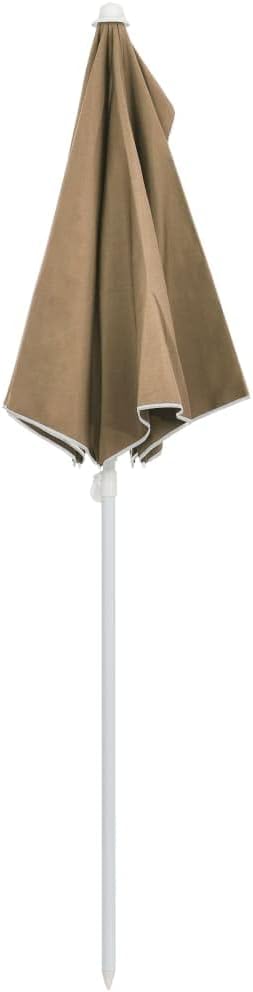Garden Half Parasol with Pole,Sun Shade Umbrella,Outdoor Umbrellas,Patio Umbrella,Table Umbrella,Picnic Umbrella,for Patios,Gardens,Balconies,Decks, 70.9"x35.4" Sand