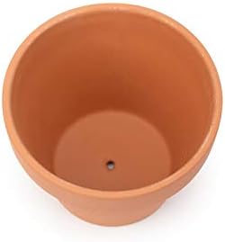 [26 Pack] 4" Planter Nursery Pots Terracotta Pot Clay Ceramic Pottery Cactus Pot Flower Succulent Garden Pots