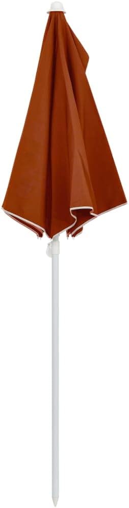 Garden Half Parasol with Pole,Sun Shade Umbrella,Outdoor Umbrellas,Patio Umbrella,Table Umbrella,Picnic Umbrella,for Patios,Gardens,Balconies,Decks, 70.9"x35.4" Sand