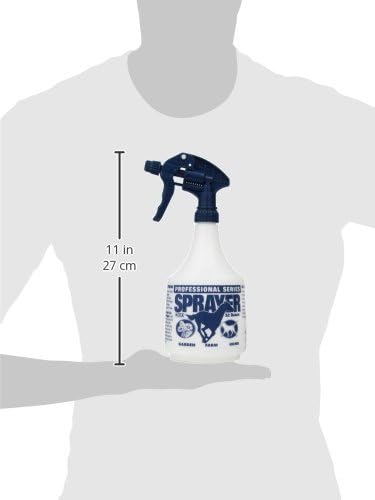 Little Giant® Professional Spray Bottle | All Purpose General Use Spray Bottle | Heavy Duty Horse Sprayer | 32 Ounces | Blue