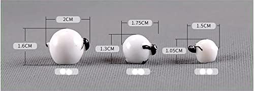 9pcs Sheep Micro Landscape Ornaments, Miniature Figurines Fairy Garden Accessories, Garden DIY Kit