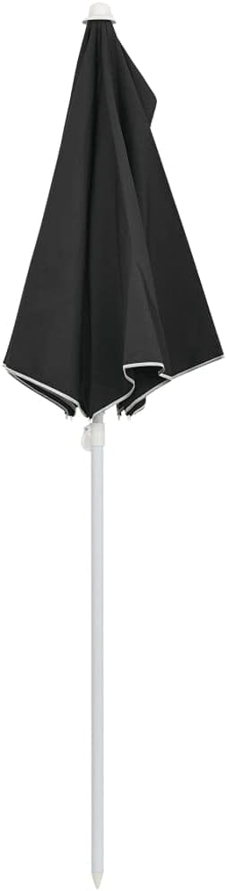 Garden Half Parasol with Pole,Sun Shade Umbrella,Outdoor Umbrellas,Patio Umbrella,Table Umbrella,Picnic Umbrella,for Patios,Gardens,Balconies,Decks, 70.9"x35.4" Sand