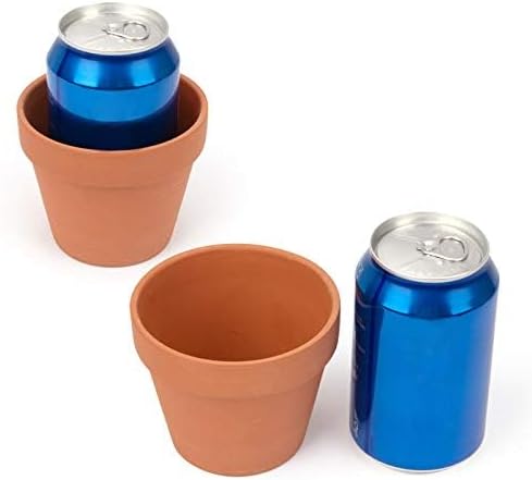 CFKJ [26 Pack] 4" Planter Nursery Pots Terracotta Pot Clay Pots Clay Ceramic Pottery Cactus Flower Pots Succulent Nursery Pots Garden Terra Cotta Pots with Drainage Hole (26)