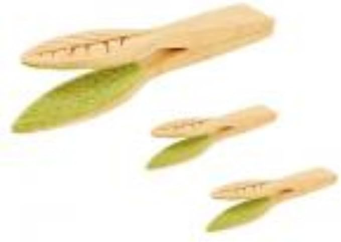 Plant Leaf Lint Cleaner Cleaning Tool Plant Leaf Cleaning Tongs Garden Yard Wood Handle Portable Plant Accessories