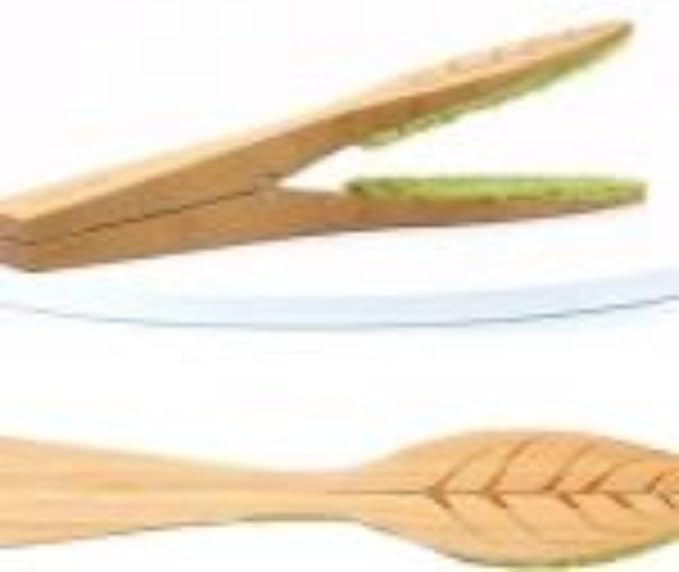 Plant Leaf Lint Cleaner Cleaning Tool Plant Leaf Cleaning Tongs Garden Yard Wood Handle Portable Plant Accessories