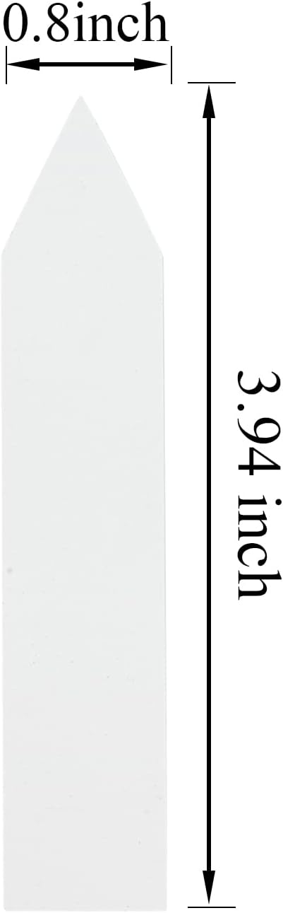 360 Pcs 4 inch White Waterproof Plastic Plant Nursery Garden Labels Pot Marker Garden Stake Tags, Plant Labels for Seedling Garden Markers Tags, Vegetable Gardening Tags