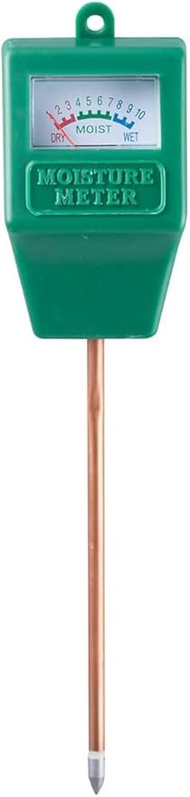 Simply Conserve AM Conservation Group Green Indoor & Outdoor Soil Moisture Meter - Moisture Meter for Plants with Easy-to-Read Dial in Green
