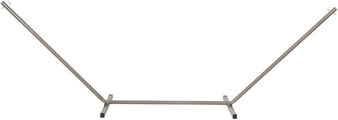Lazy Daze Hammocks Outdoor 12 Feet Hammock Stand Heavy Duty Coated Steel Tube Frame, for Indoor Porch Patio Garden Backyard Hammocks, 450 Pounds Weight Capacity, Tan
