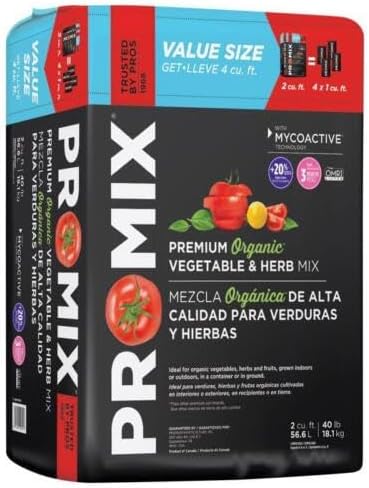 Ultimate Organic Vegetable & Herb Mix Soil, Compressed Bale, 2-Cu. Ft.