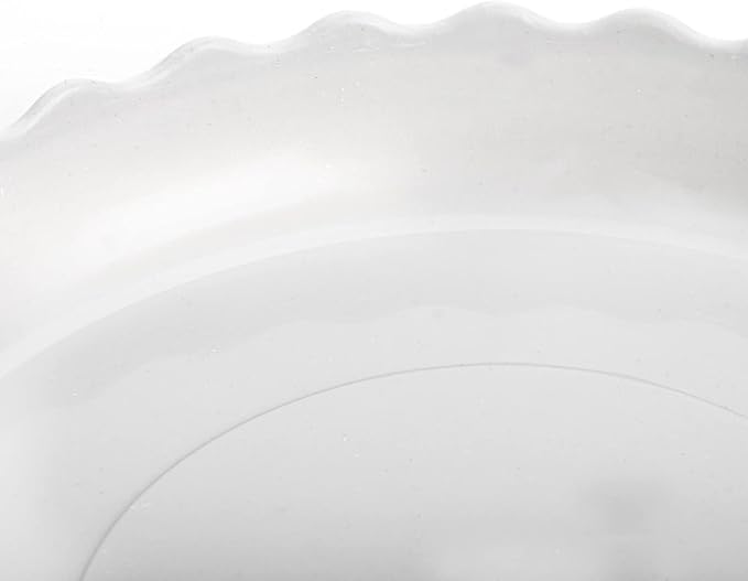 Plant Saucer Set, 13 Pcs Plant Trays, 6, 8, 10 Inch Durable Plastic White Round Plant Pot Trays, Drip Trays for Indoor and Outdoor Garden