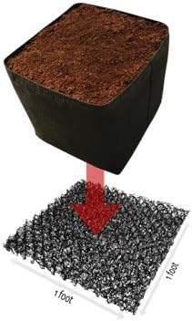 DekProTek Modular 1 ft. x 1 ft. Deck Protector (Pack of 4) for Raised Garden Beds All Makes and Brands Bonsai Drain