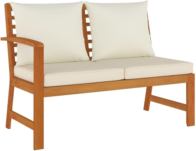 Garden Relaxation Set Outdoor Relaxation Set Balcony Lounge Set Deck Lounge Furniture 11 Piece Patio Dining Set with Cushions Solid Wood Acacia for patios, Balconies, Gardens