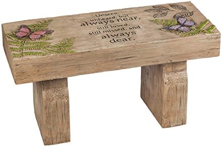 New Creative Those We Love Memorial Outdoor Garden Decor | Butterflies & Ferns | Furniture for Patio Porch Lawn Park Deck Gravesite | Loss of Loved One | Pet Dog Cat