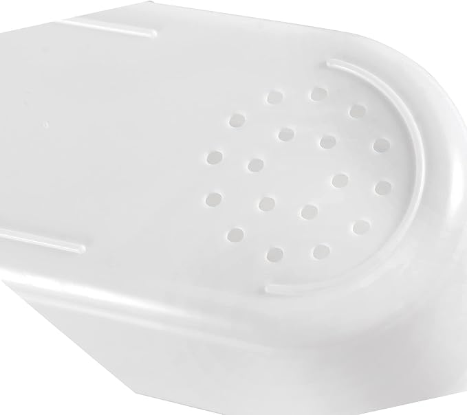 10 Pack 9 x 3.5 x 3.3 Inch Rectangle Window Planter Boxs, White Plastic Plant Pot with Saucers and Drainage Hole, Plastic Plant Pot for Windowsill Balcony Garden Home Office
