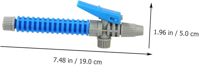 Toyvian 1set Versatile Sprayer Accessories with Grip Handle Replacement Nozzles for Outdoor Use Compatible with Various Spray Rods Prevents Water Leakage Random Color 2pcs