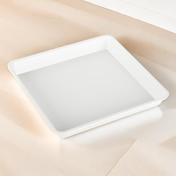 10pcs Plastic 6" Square Plant Saucer Drip Tray Indoors Outdoors Flower Pot Tray
