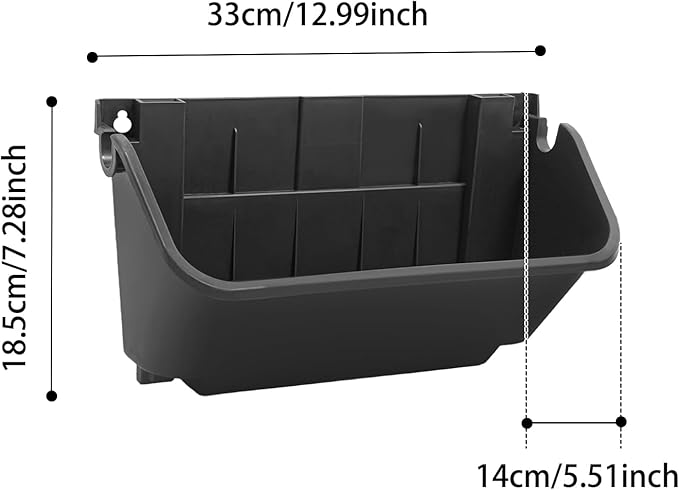 18 Hanging Vertical Wall Planter, Outdoor/Indoor Vertical Garden Planter with Automatic Drip Mechanism and Buckle Fixation Pot Balcony Plant Vegetable Fruit Herb Hanging Pocket (Black)