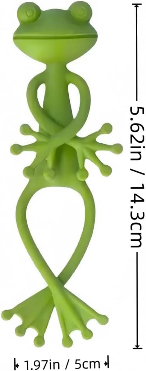 6 pcs frog Plant Stand , green animal shaped support frame ,small potted plant holder , garden decoration for indoor and outdoor use , pot fixing clamp for up right plant growth