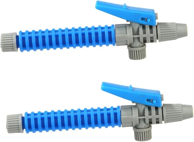 2Pcs Plastic Spray Nozzles with Non Slip Handle for Durable Garden Sprayer Accessories for Household Cleaning Lawn Care and Pet Training